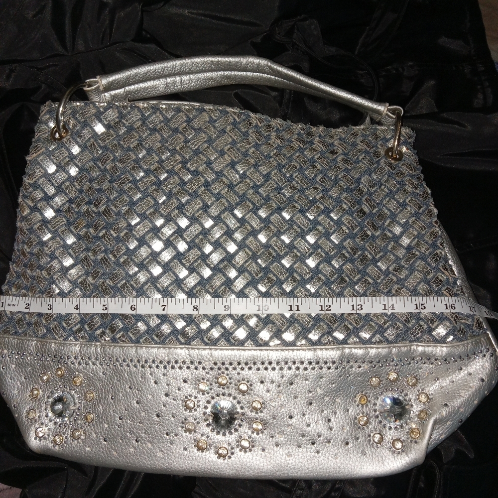 Silver satchel
